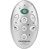 CHUNGHOP Universal IR Mini Learning Remote Control RM-L7 with 7 Keys for TV VCR CBL DVD VCD CD SAT Smart Controller