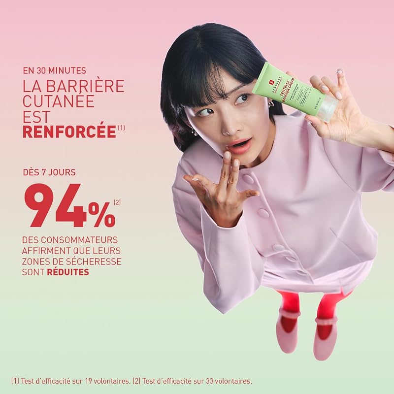 - Centella Barrier Cream - Baume Cica-Réparateur Anti-Rougeurs Visage & Corps - Répare et nourrit la peau - Cosmétique Coréen - 50ml