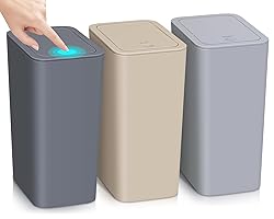 RTWDKFQ 3 Pack Bathroom Small Trash Can with