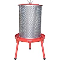 Hydraulic Fruit Wine Press - Electricity-Free/Water-powered Cider Wine Bladder Press, Natural Juice Making(5.3 Gallon…