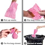 Bags on Board Dog Poo Bags 140 Count Strong Leak-Proof 22.8x35.5cm view 6