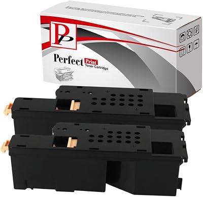 PP 2 Yellow Compatible Toner Cartridges for Dell C1660 C1660W C1660DW C1660CN