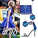 SIVERY Earrings for Women 'Infinity Love' Dangle Earrings with Crystals, Jewelry for Women, Blue 1