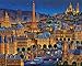 Dowdle Folk Art Jigsaw Puzzle - Paris City of Lights 1000 Pc