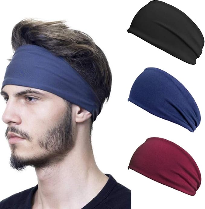 TENGFENG Mens Headband Bandana for Sports Women Moisture