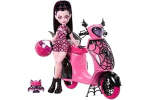 MONSTER HIGH Draculaura and his Scooter Monster hig