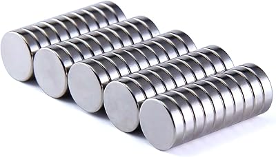 Bohaner N-52 Neodymium Magnets 12mm x 3mm Disc Rare Earth Fridge Whiteboard