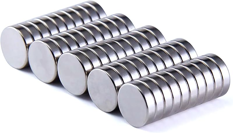 Bohaner N-52 Neodymium Magnets 12mm x 3mm Disc Rare Earth Fridge Whiteboard