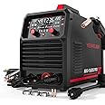 YESWELDER 165A MIG Welder, Flux Core MIG/Gas MIG/Lift TIG/Stick 4 in 1 Multi-process Welding Machine, LED Digital Display Synergic Control 110V/220V Dual Voltage MIG-165DS PRO