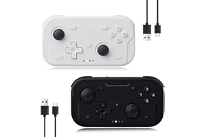 AceGamer 2 Pack Wireless Pocket Controller for Nintendo Switch/Switch 2/Android/iOS/PC/Steamdeck/Tablet,1000Hz Polling Rate, 