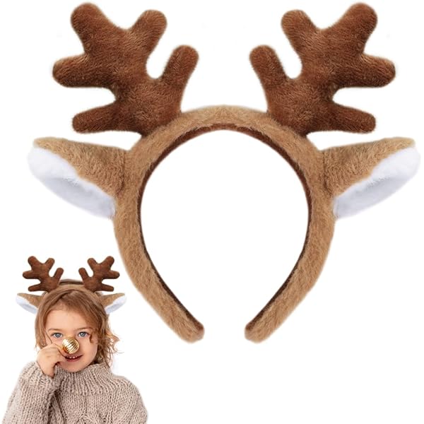 thumbnail image 2 of Dog Costume, Dog Antler Headband, Puppy Animal Ear Headwear Women Halloween Cosplay Party Accessories P 222089668 2 of 9