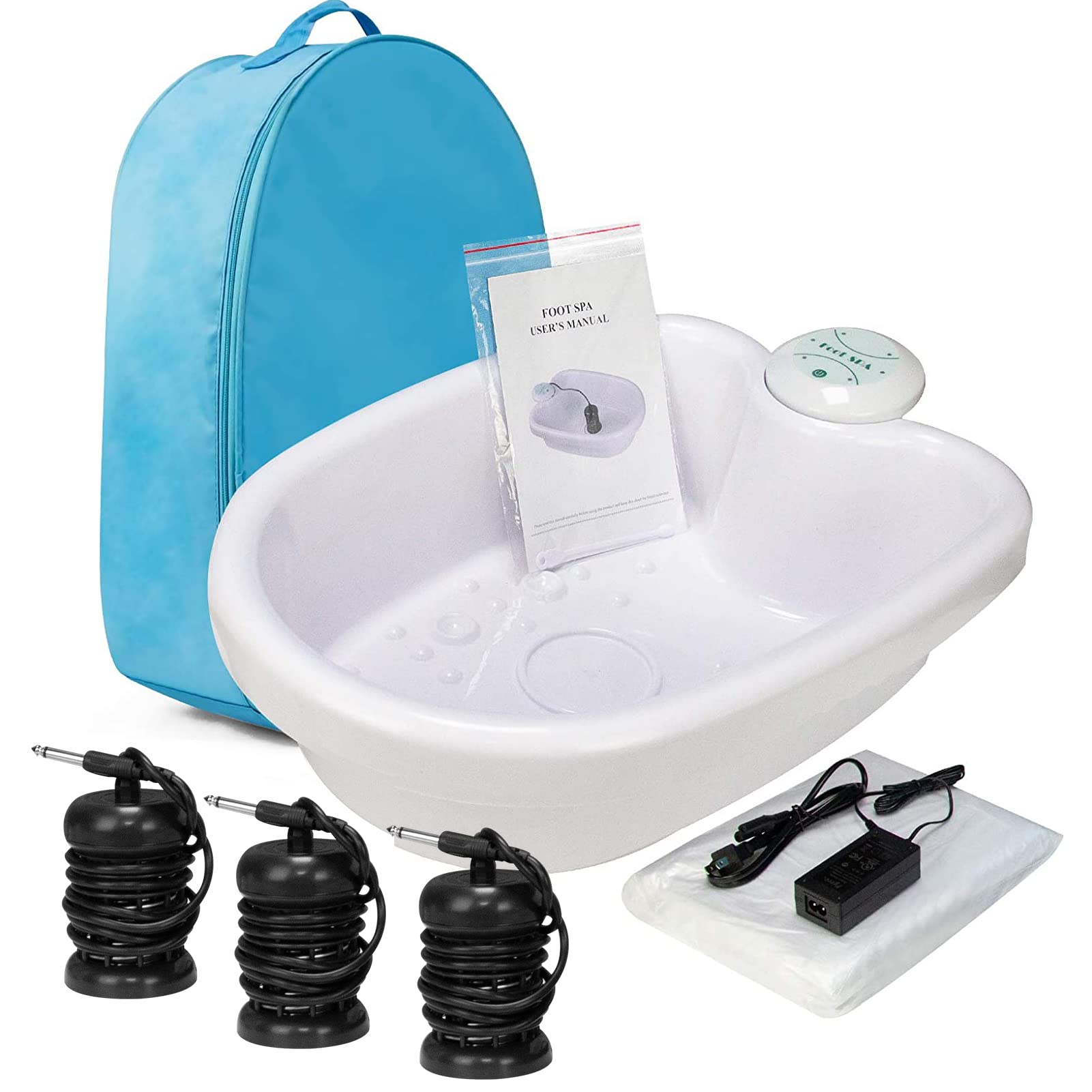 Photo 1 of VnioLife Ionic Foot Bath Detox Machine, Ion Foot Detox Spa for Home Use Beauty Salon Beauty SPA Club with 100 Liners, Zipper Carrying Bag | Detoxifying & Convenient