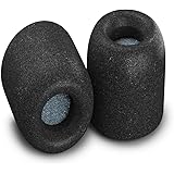 COMPLY Sport Pro Memory Foam Replacement Earbud Tips for Jaybird, BlueBuds, and Freedom Earphones, Black (Medium, 3 Pairs)