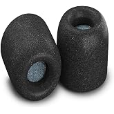 Comply Sport Pro Memory Foam Replacement IEM Ear Tips, Black, Medium | 3 Pairs, for Jaybird, BlueBuds, Freedom &amp; More, Superior Noise Isolation, Ultimate Comfort, Secure Fit