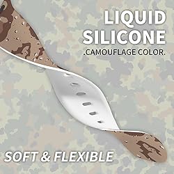 Soft Silicone Pattern Printed Bands Compatible with