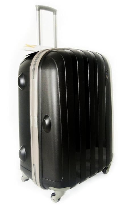 nahezu Unzerstörbare Gepäck 'Gepäck X – 77 cm (76,2 cm) Hartschalenkoffer schwarz Polypropylen leicht Trolley Koffer – Liefer