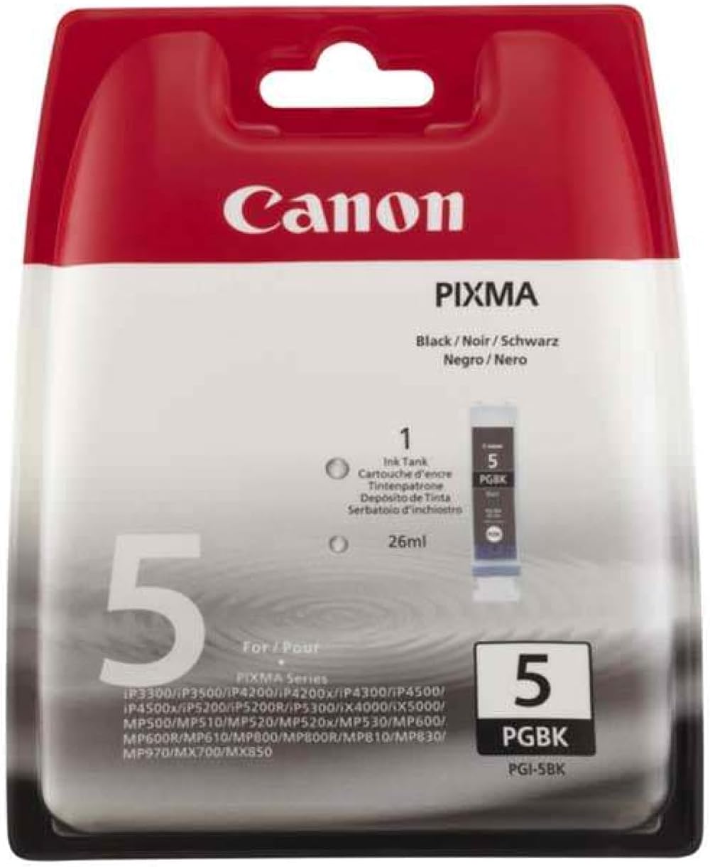 Canon PGI-5 Black Original Ink Cartridge for PIXMA Printers