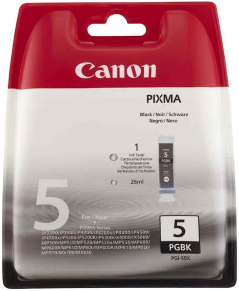 Canon PGI-5 Black Original Ink Cartridge for PIXMA Printers