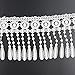 Yontree Floral Venise Lace Applique Bridal Wedding Applique White 3 yards