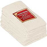 Utopia Kitchen Natural Flour Sack Towels [6 Pack - 28 x 28 Inch] 100% Cotton Tea Towels for Cleaning & Drying - Highly Absorbent Kitchen Dish Cloth