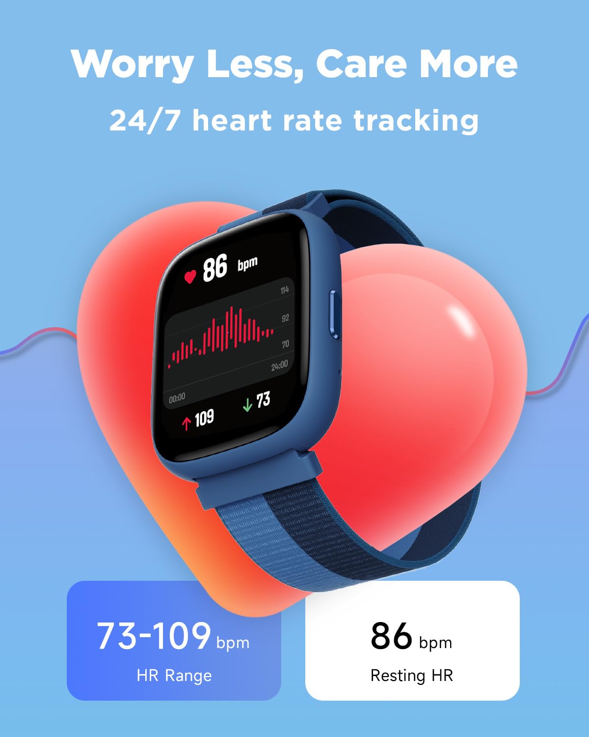 BIGGERFIVE Kids Smart Watch, 1.8