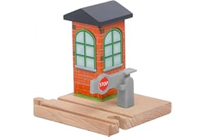 ORBRIUM Engine Stop/go Checkpoint Compatible with Thomas & Friends Wooden Railway, Brio, Chuggington, Melissa & Doug Imaginarium