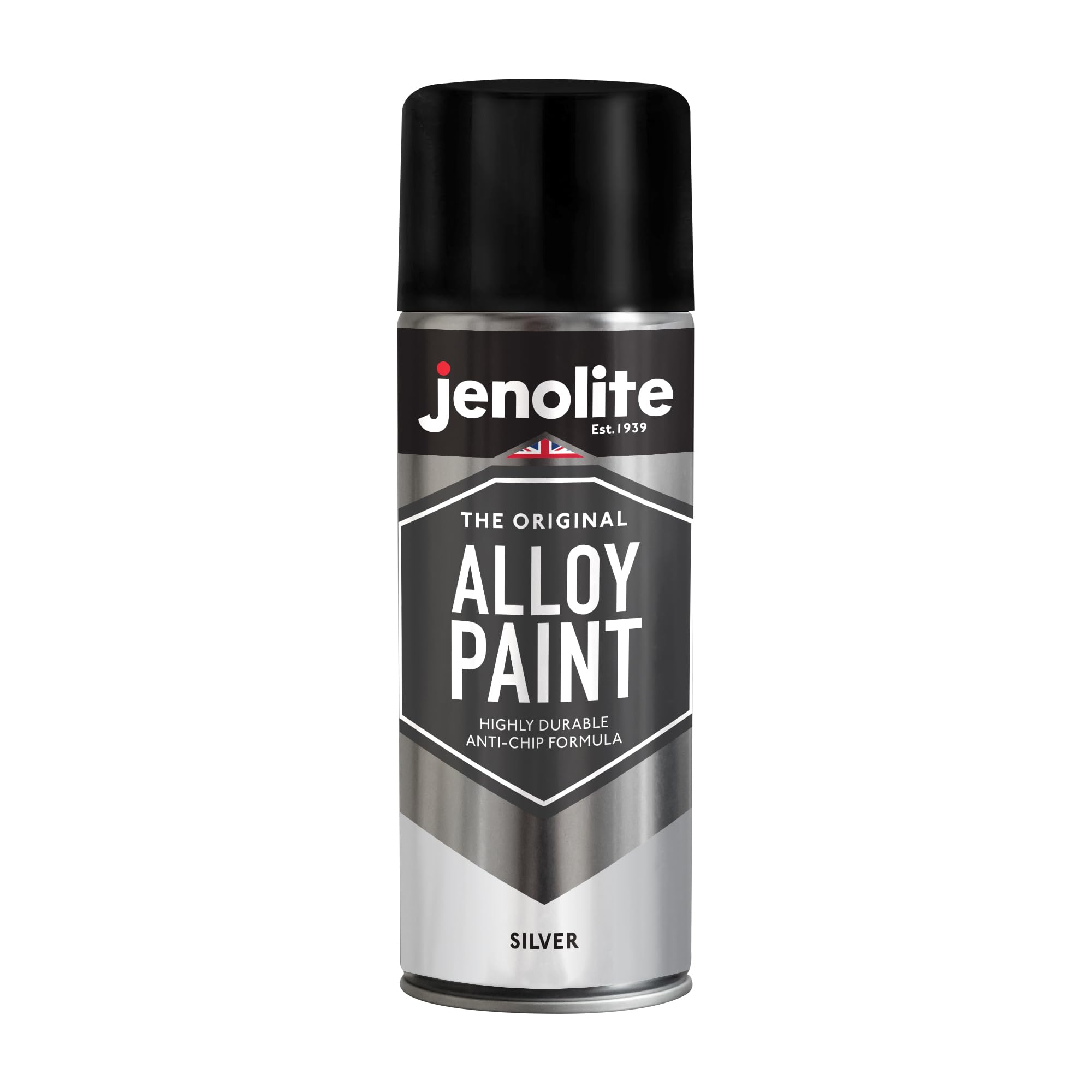 JENOLITE Alloy Wheel Paint | SILVER | Renovate & Restore Automotive Alloys | Corrosion Resistant & Stone Chip Resistant | 400ml