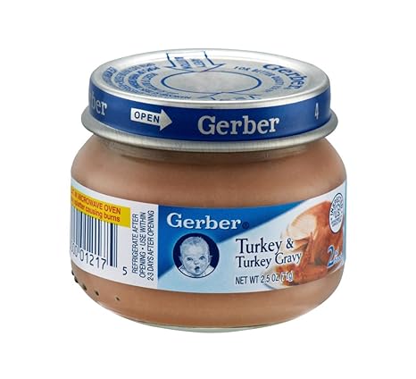 gerber turkey baby food