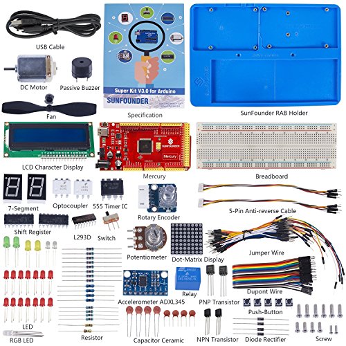 Sunfounder project super starter kit v3.0 + mega with tutorial bo…