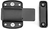 QWORK 2 Pack Rotate Bolt Latch Gate Latches Safety Door Lock Black view 4