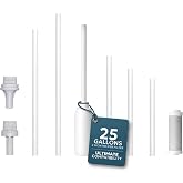 LARQ Reusable Filter Straw for Any Water Bottle, Removes Chlorine and PFAS | Fits Owala, Stanley, HydroJug bottles, cups and glasses. Reusable straw filter for tap water, NSF/ANSI tested, 25gal/2 months