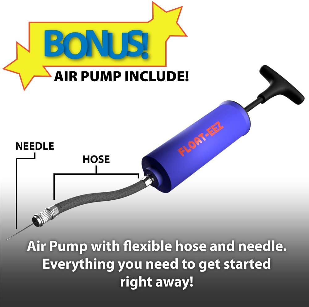 Float-EEZ Pool & Beach Volleyball Pack of 2 - Waterproof - Air Pump Included - Great for Pools & Beach Games: Sports & Outdoors