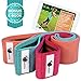 Booty Resistance Loop Band Set - Non-Rolling Thick Fabric Circles - Activate Your Glutes & Thighs! Perfect Hip Bands for Leg Exercises, Butt-Kicking Workout, Squatting, Yoga, Cross-Fit - Bonus Ebook