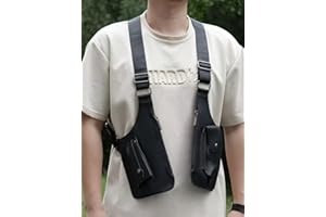 Double Shoulder Armpit Bag for Men & Women - Anti-Theft Hidden Underarm Wallet Pouch with Phone, Secure Leisure Crossbody Sho