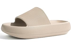 GETOEU Cloud Slides for Women Pillow Slides Shower Shoes Cloud Recovery Slide Sandals Cushion Thick Sole Pillow Slippers Comfort Indoor and Outdoor Slide