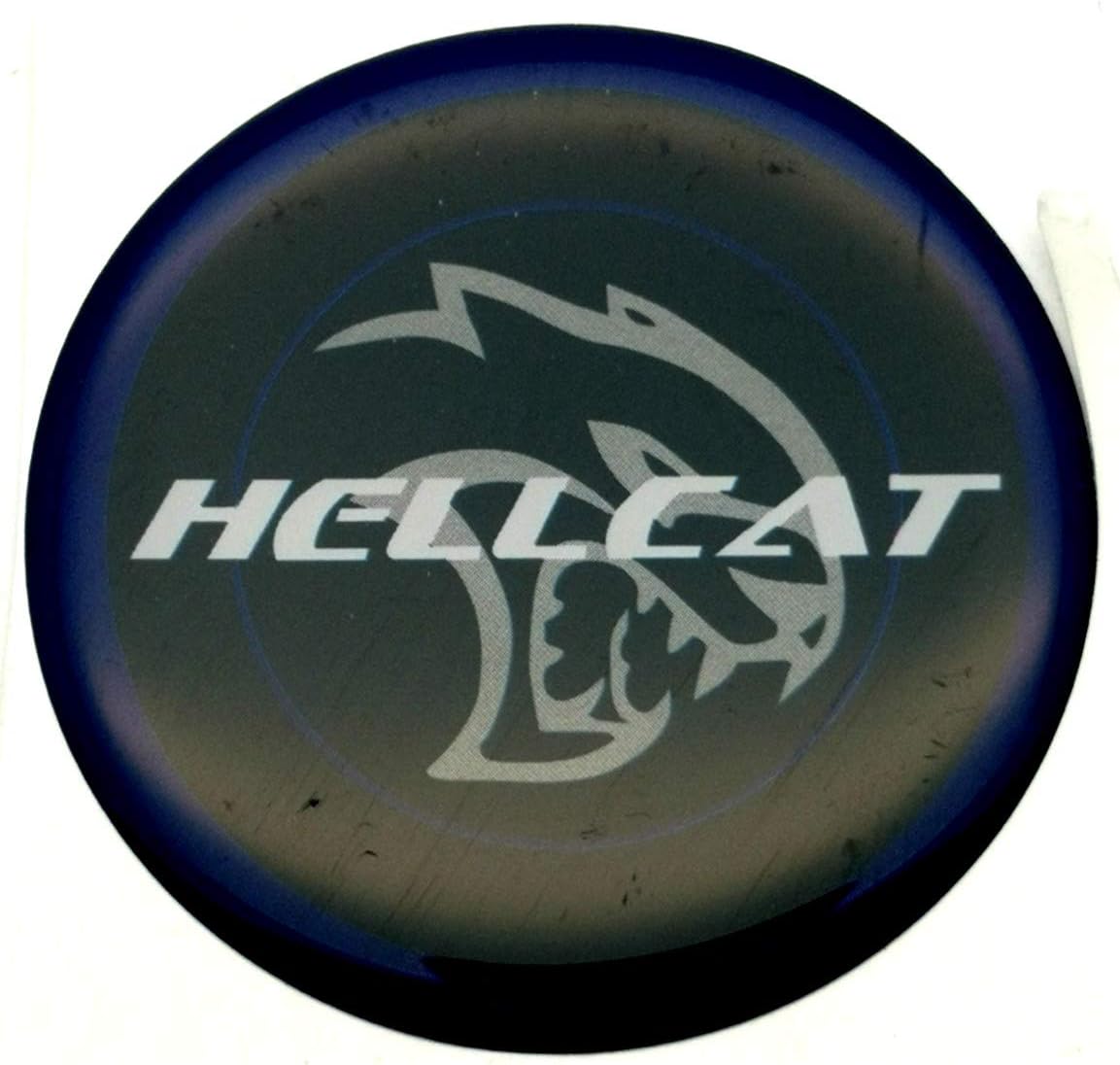 Foxxi D-FSTO-BL Custom Hellcat Challenger Fuel Filler Door Decal Emblem Badges Nameplate For 2008-2018 DODGE CHALLENGER Gift (Hellcat)