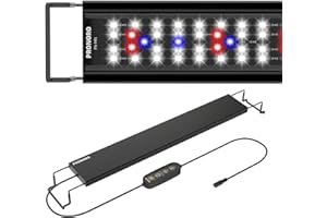 PRONORO Aquarium Light, LED Full Spectrum Freshwater Aquarium Lights, Daylight/Moonlight Mode and stepless dimmable, Fish Tank Light with 6h/9h/12h Timer and Auto ON/Off (G 18-23 in)