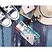 WALNEW Passport Holder for Travel, RFID Passport Cover Wallet for Women Men, PU Leather Passport Book Card Holder Case with Pen, Travelling Essentials for Flying