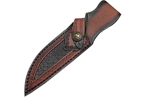 Leather Sheath Belt Knife Sheath with Waist Belt Buckle Pocket Tool Knife Protective Cover Belt Organizer for Blade Knife