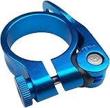 PLATT Bike Seat Post Clamp Aluminium Quick Release 28.6mm 31.8mm 34.9mm view 9