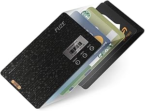 FuzeCard | Card-shaped digital minimalist wallet for men | Card holder wallet | 0.03 inch ultra slim | Consolidate all your magnetic stripe & barcode card | NOT SUPPORTS STORING EMV IC CHIP CARD.