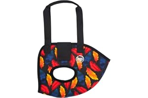DOWN UNDER OUTDOORS Chicken Carrier Sling Holder Bag with Handle, Chicken Accessories for Foot Treatment, Medic, Leg Injuries, Bumblefoot, Poultry Farm Carrying, Transport, Three Sizes (Small)