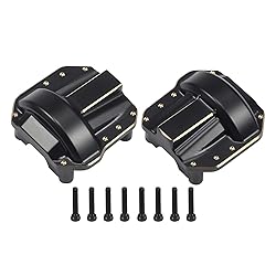 SCX10 II Brass Diff Covers, 2 Pcs 76g Front and