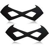 LIPAP Black Bandit Eyemask,2 Pack,Half Face Eye Mask for Halloween,Festival,Carnival,Fancy Dress Robber Costume Party Decorative