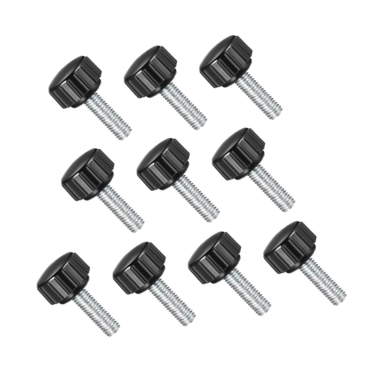 MACHSWON Knurled Clamping Knobs Grip Thumb Screw on Type for Saw, Drill Press, Lathe and Routing jigs Male Thread Knurled Clamping Knobs M5 x 20mm 10pcs — image 1
