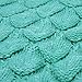LAGHCAT Big Mermaid Tail Blanket and Mermaid tail Blanket crochet thick Adult/children(Green)