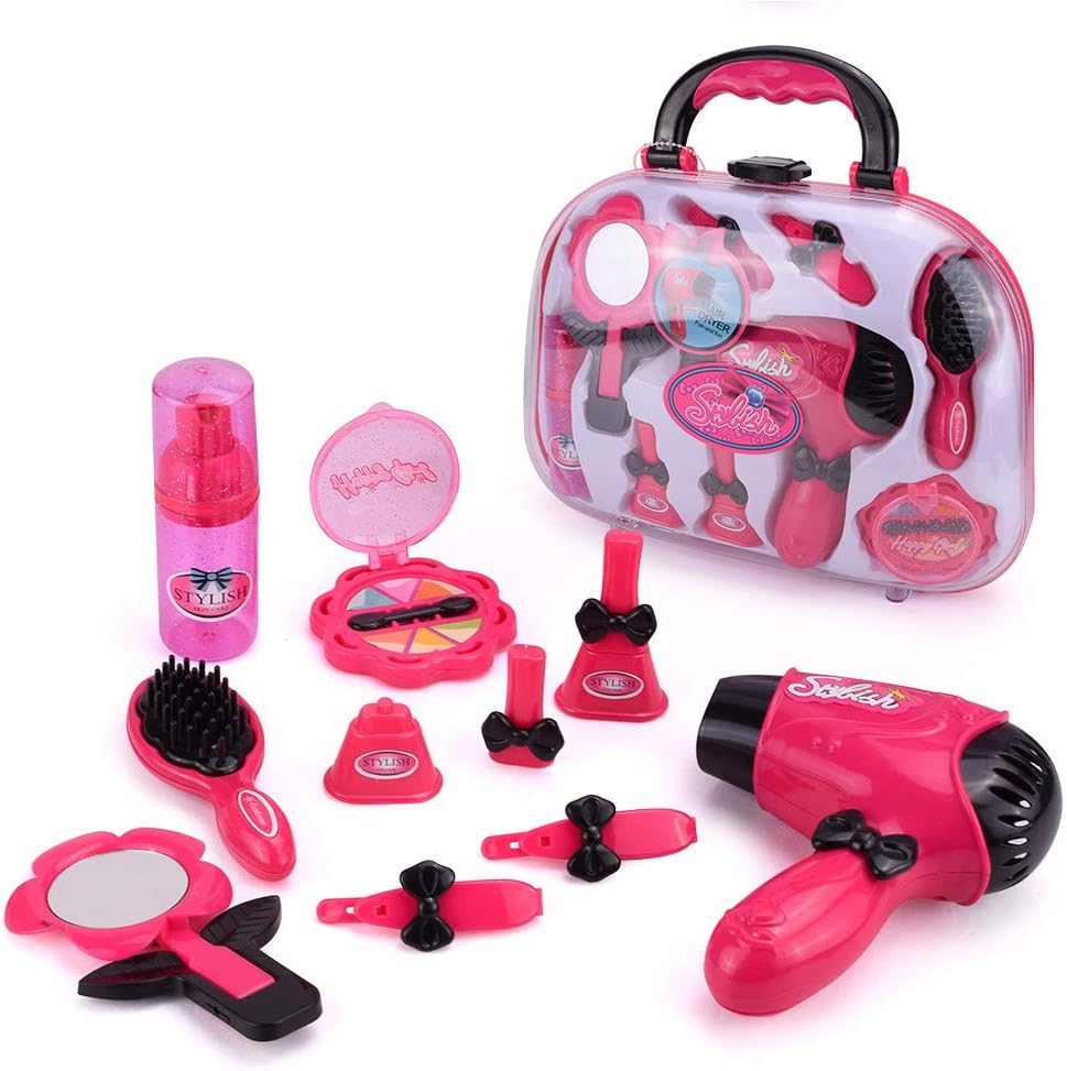 Yehhad Kids Beauty Salon Set Toys Girls Simulation Hair Salon