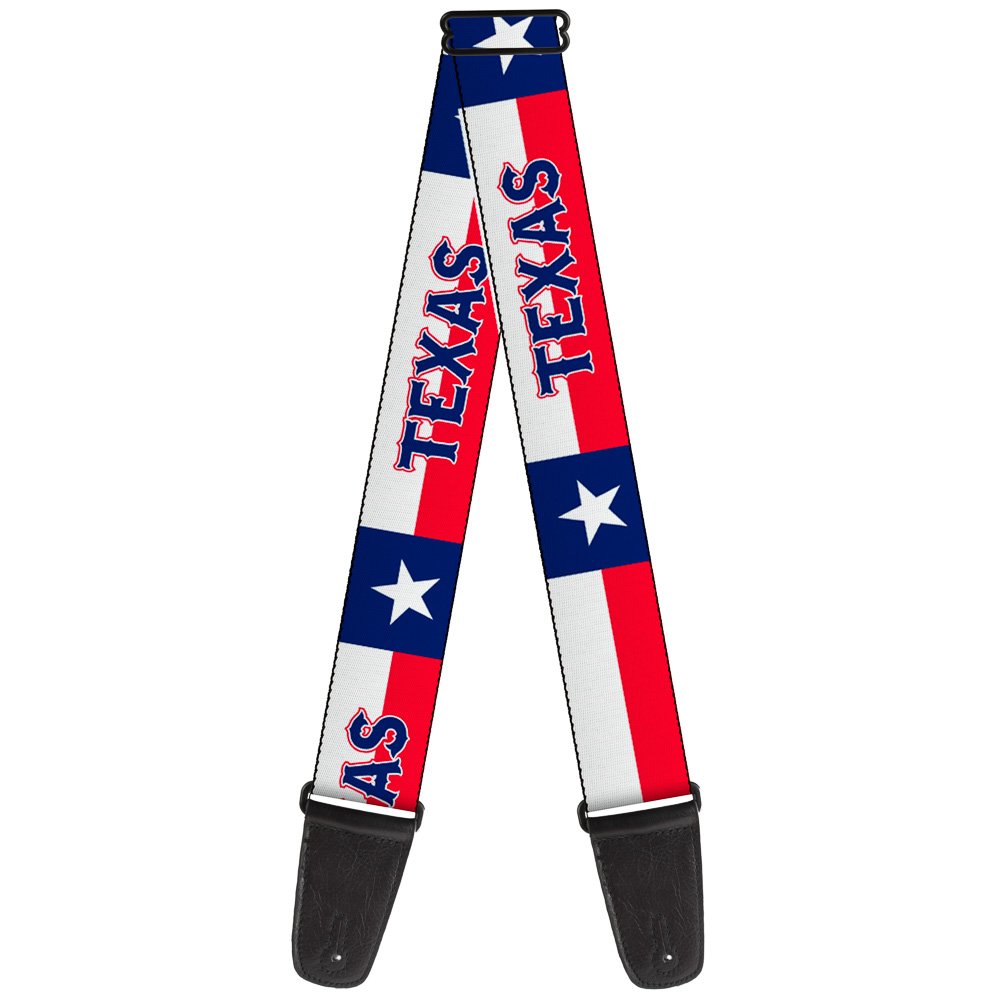 Buckle-Down GS-W32080 Guitar Strap Texas Flag Texas, Multicolor, 1.0 in*54.0 in*2.0 in