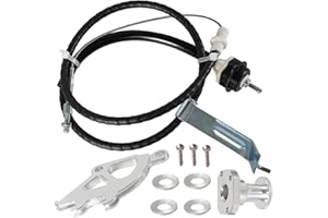 YESHMA Clutch Cable Kit & Triple Hook Clutch Quadrant & Firewall Adjuster Kit Compatible with 1996-2004 Ford Mustang