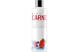 NutraOne Carnicuts L-Carnitine Liquid Supplement Stimulant Free* (Berry Blast - 32 Servings)